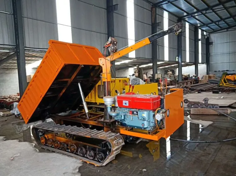 Palm Fruit crawler transporter mini dump truck dumper for Malaysia