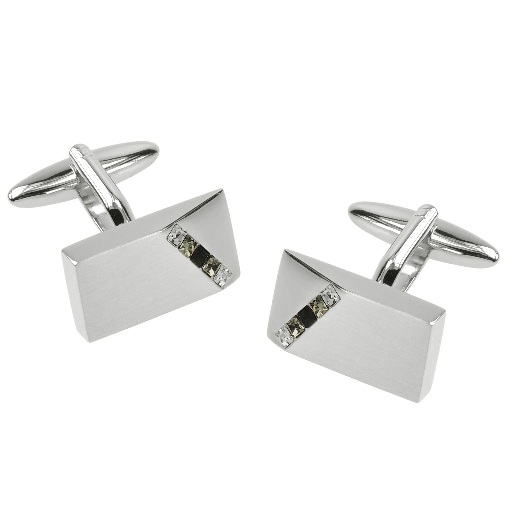 Custom Blue Crystal Diamond Cufflinks For Men Buy Custom Cufflinks