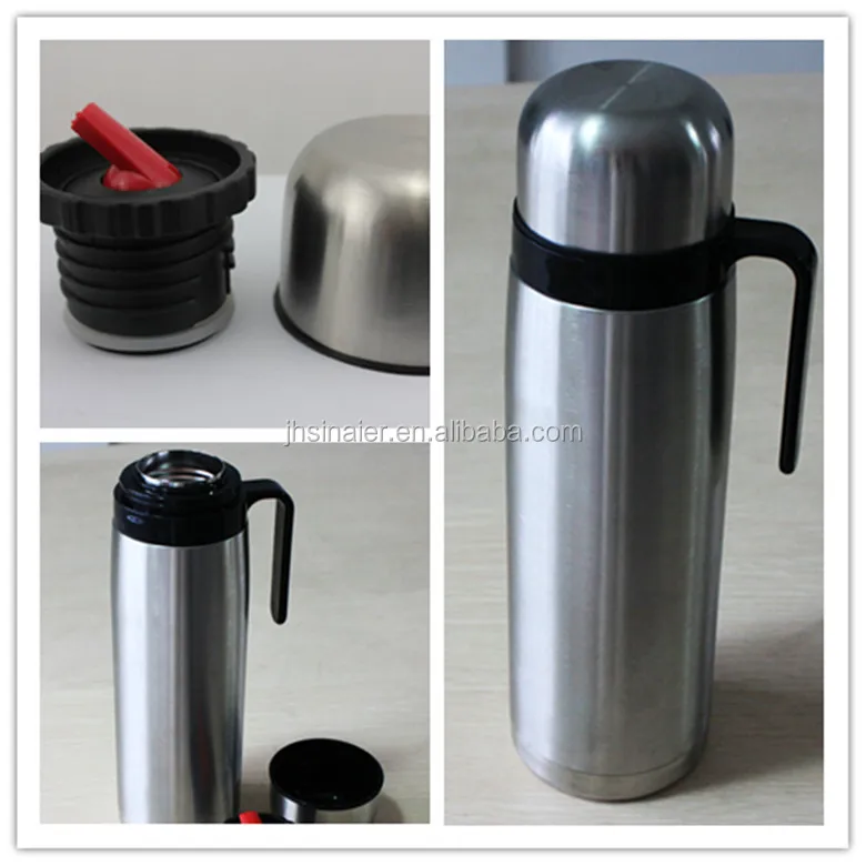 Pink Paint 1000ml Vacuum Flask Thermos With Nonslip Bottle For Dubai