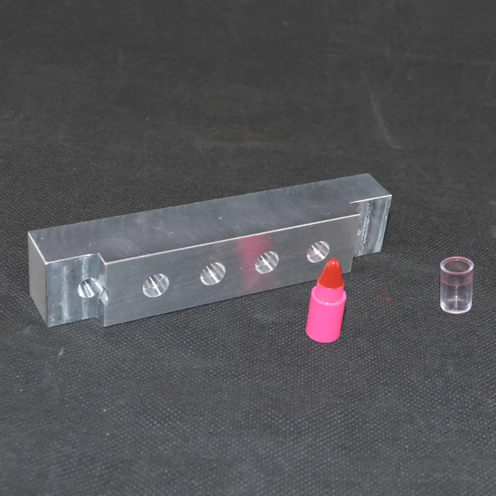 Wholesale Mini Plastic Lipstick Molds For 4 Cavity Bullet Shape Metal