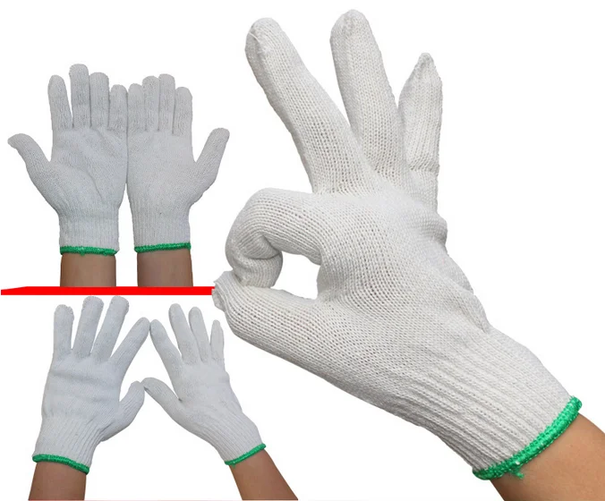 White Cotton Glove Parade Nylon Parade Oil Field Work Fruit Picking