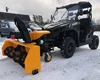 13hp HHONDA quad snow blower/420CC 60in snow thrower for S X S or UTV/atv front mounted 13.5hp snow throwers w 1520mm work width