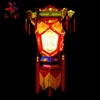 Festival Celebrations Chinese Oriental Led Light Antique Hanging Royal Silk Lantern For Palace