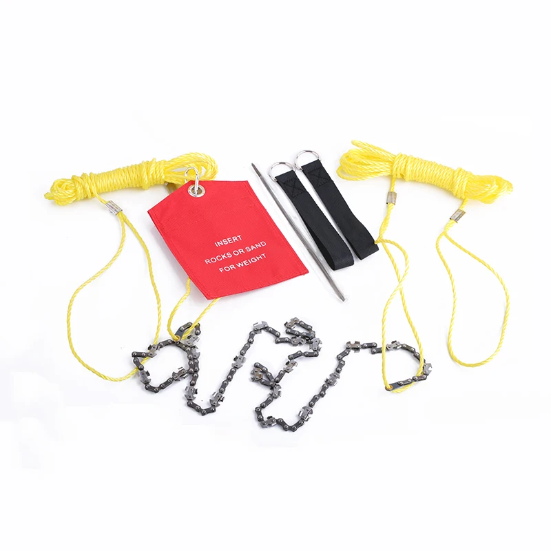 Long Reach High Limb Pocket Chainsaw Hand Chain Saw With Ropes Pruning