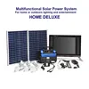 Multipurpose lighting and fan and TV complete solar power system home off grid