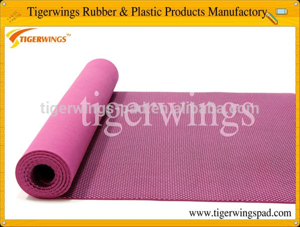 Best quality private label rubber material yoga mats