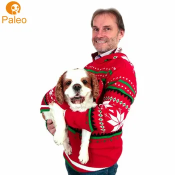 ugly christmas sweater matching dog