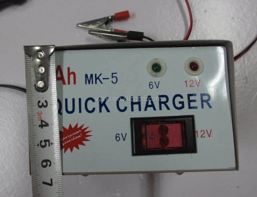 DC 6V/12V Cargador para bateria scooter Battery Charger
