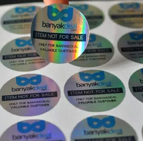 Manufacturer customized hot sale hologram stickers.