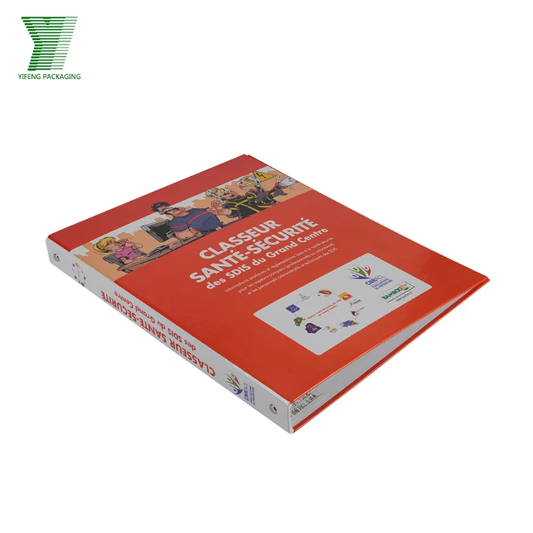 Custom A4 A5 Cardboard Planner Binder A5 Menu Mini Leather 3 Ring