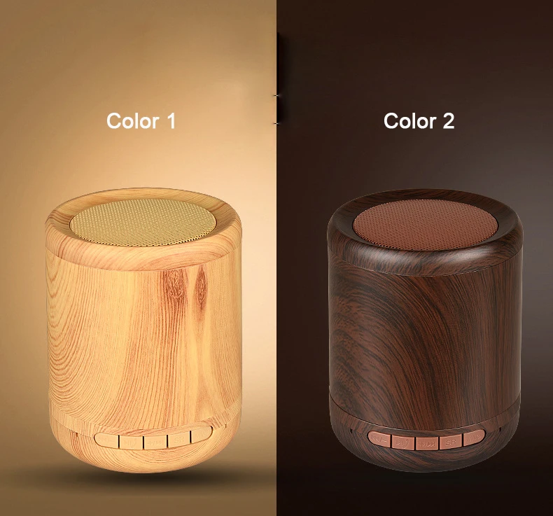 High Quality Wireless Bamboo Barrel Bluetooth Speaker
