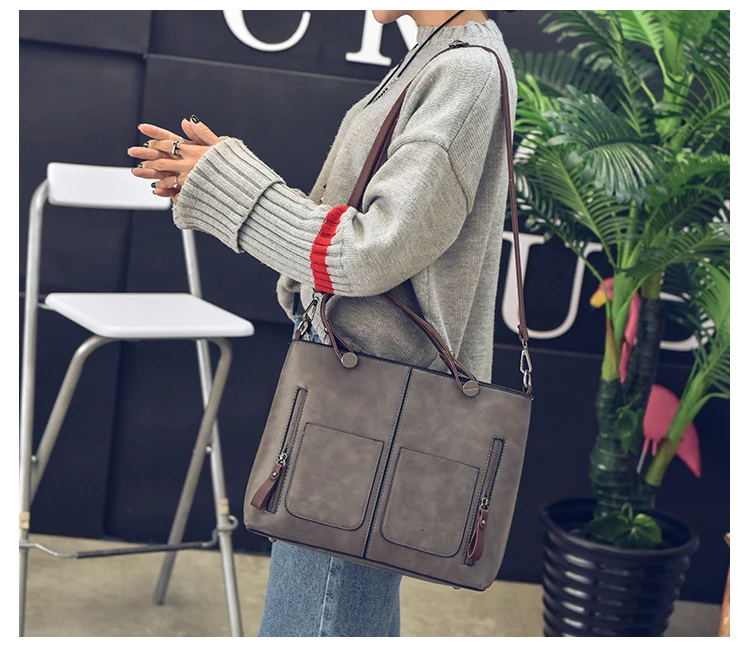 bolsa para mulher feminina de couro grande