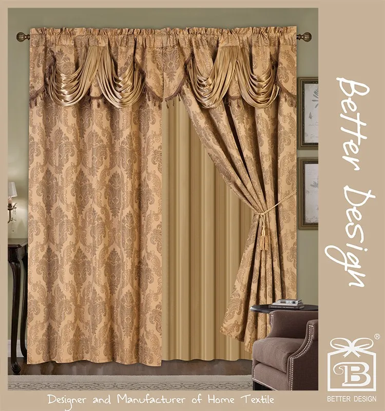 2017 Nouveau Design Moderne Luxe Valance Rideaux Pour Salon En Pas ... 2017 Nouveau Design Moderne Luxe Valance Rideaux Pour Salon En Pas ...
