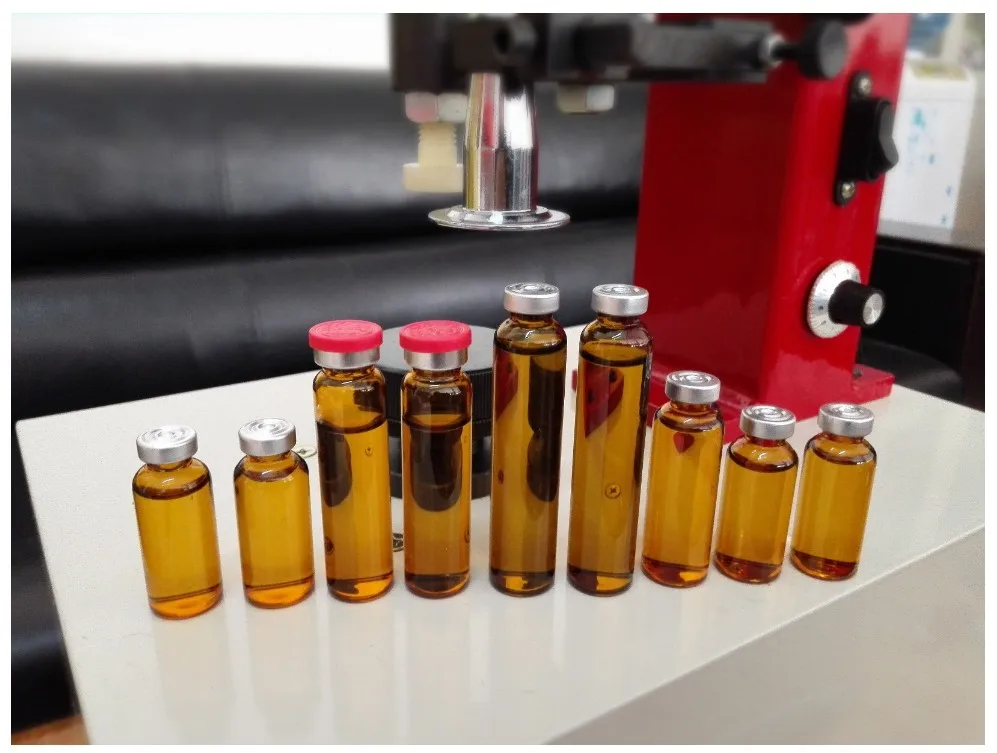 Small Glass Bottle Crimper Machine Pneumatic Perfume Crimping Machine