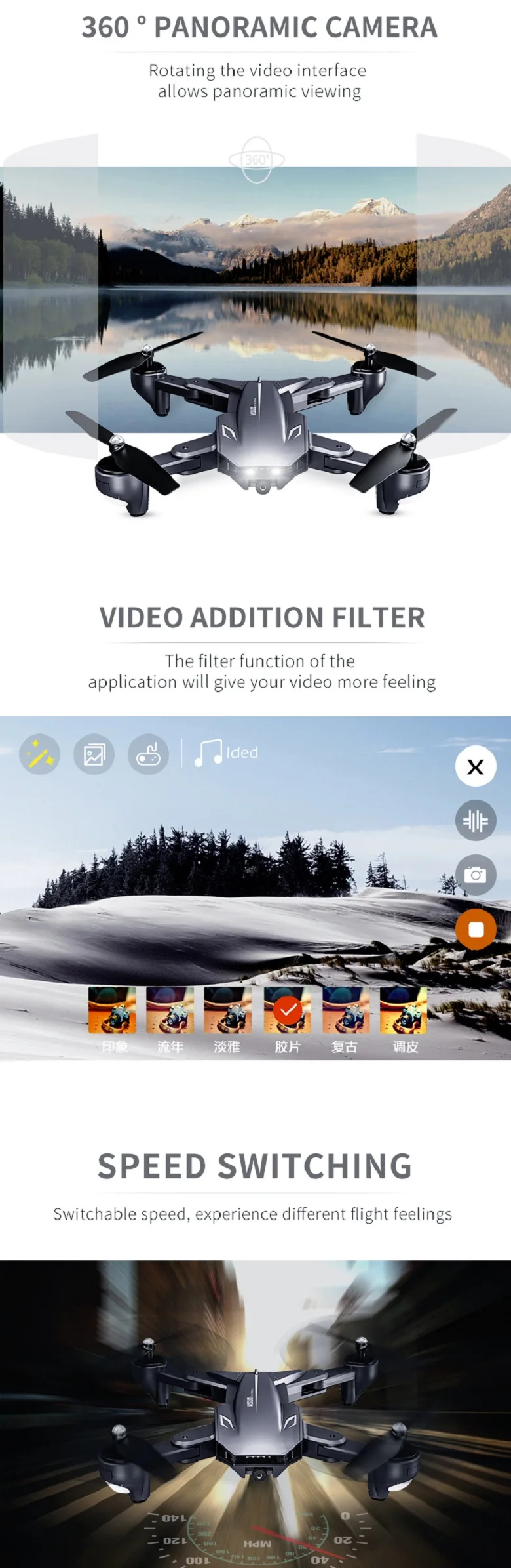 E-commerce Top selling Dron with 50 Times Zoom WiFi camera drone 4K Dual Camera Optical Flow rc Quadcopter drone mini VS SG106.jpg