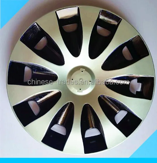 New Design Plastic 13"14"15" Bicolor Car Wheel Cover / Twin Color Painting Car Wheel Caps / Two