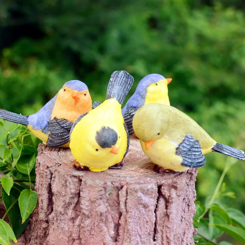 Garden Decorative Artificial Bird Small Decoration Resin Bird Buy Small Decoration Resin Bird