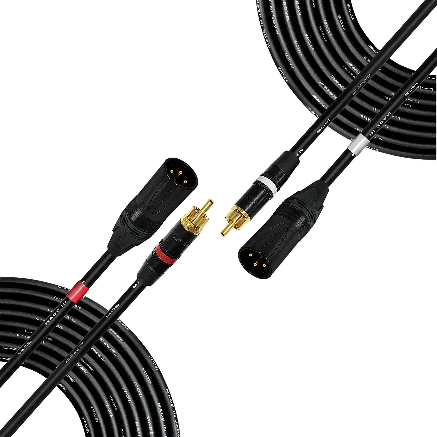 150 Foot REAN NYS225 Oversized TS 1//4 to TS 1//4 Pro Audio Speaker//Guitar//Amplifier Cable 14 AWG 2 Conductor Cable by Custom Cable Connection 6.35mm 6.35mm