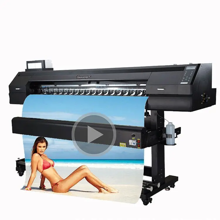 high quality funsunjet fs1700 used wide format printers with cmyk color 1440dpi dx7 heads buy used wide format printers used large format high quality printer