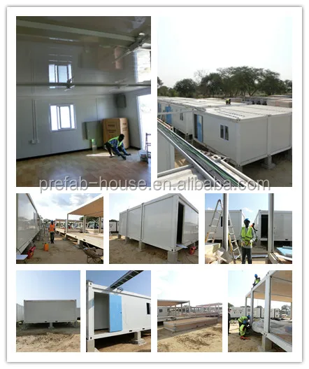 Combined Flat Pack Container House Use For Worker Accommodation