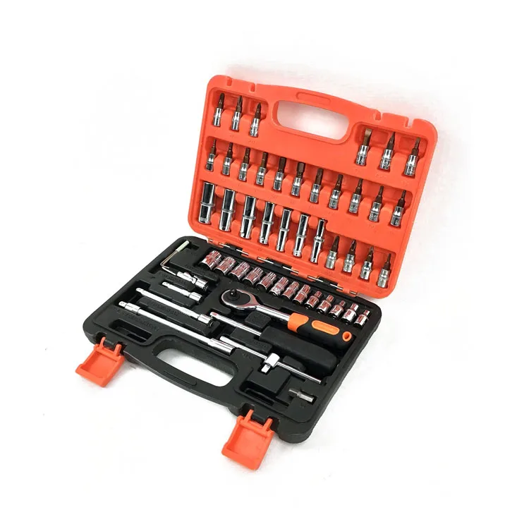53pcs Professional Car Repair Tool Set Socket Wrench Spanner Set