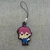 custom cartoon boy character soft pvc cellphone pendant