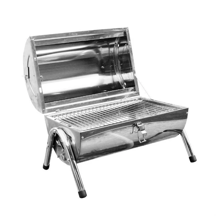 Portable Folding Stainless Steel Outdoor Camping Barbecue Double Sides