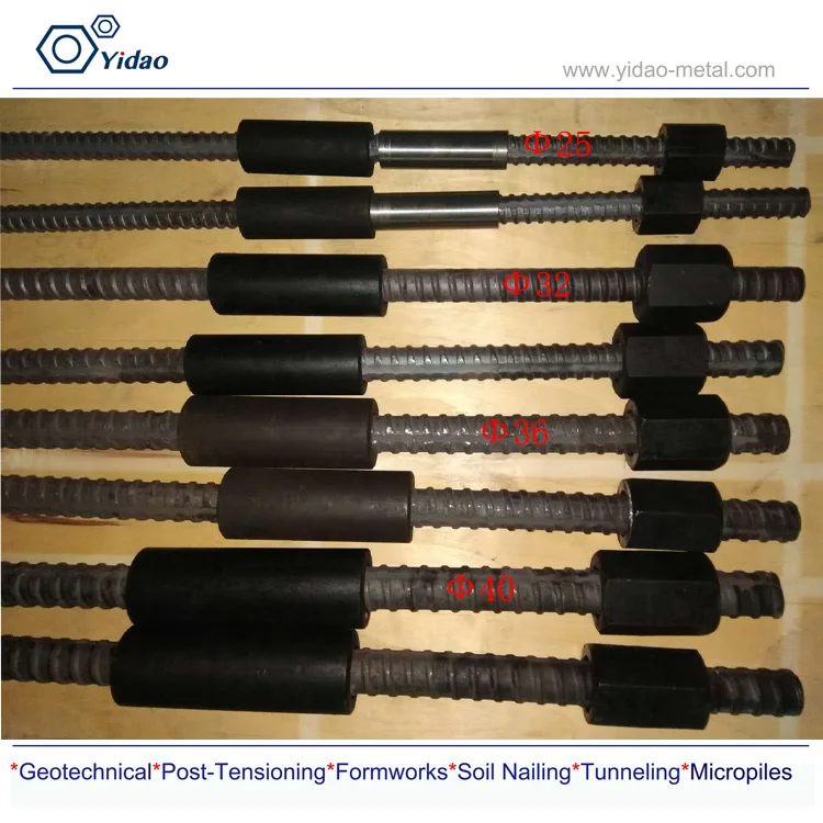 High Tensile Allthreadbar Use As Prestressing Bars/ Post Tensioning
