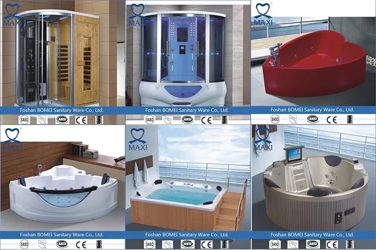 Custom design bathroom bath tub hot-saling massage bathtub for 2 person