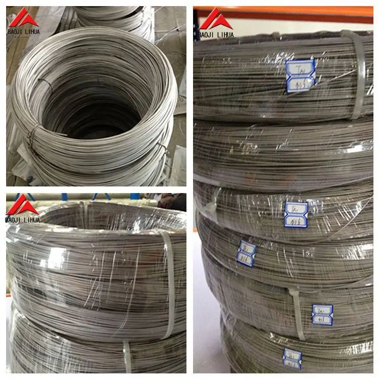Dia 0.8mm 1mm 1.6mm titanium welding rod price per kg ti filler wire