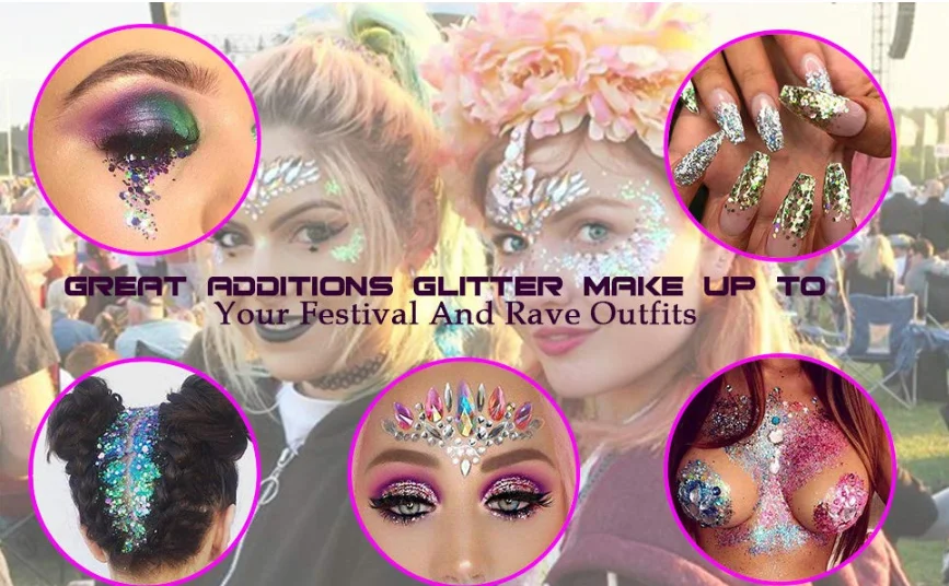 Bulk Glitter For Eyes Highlighter Makeup Fairy Dust Glitter Flakes