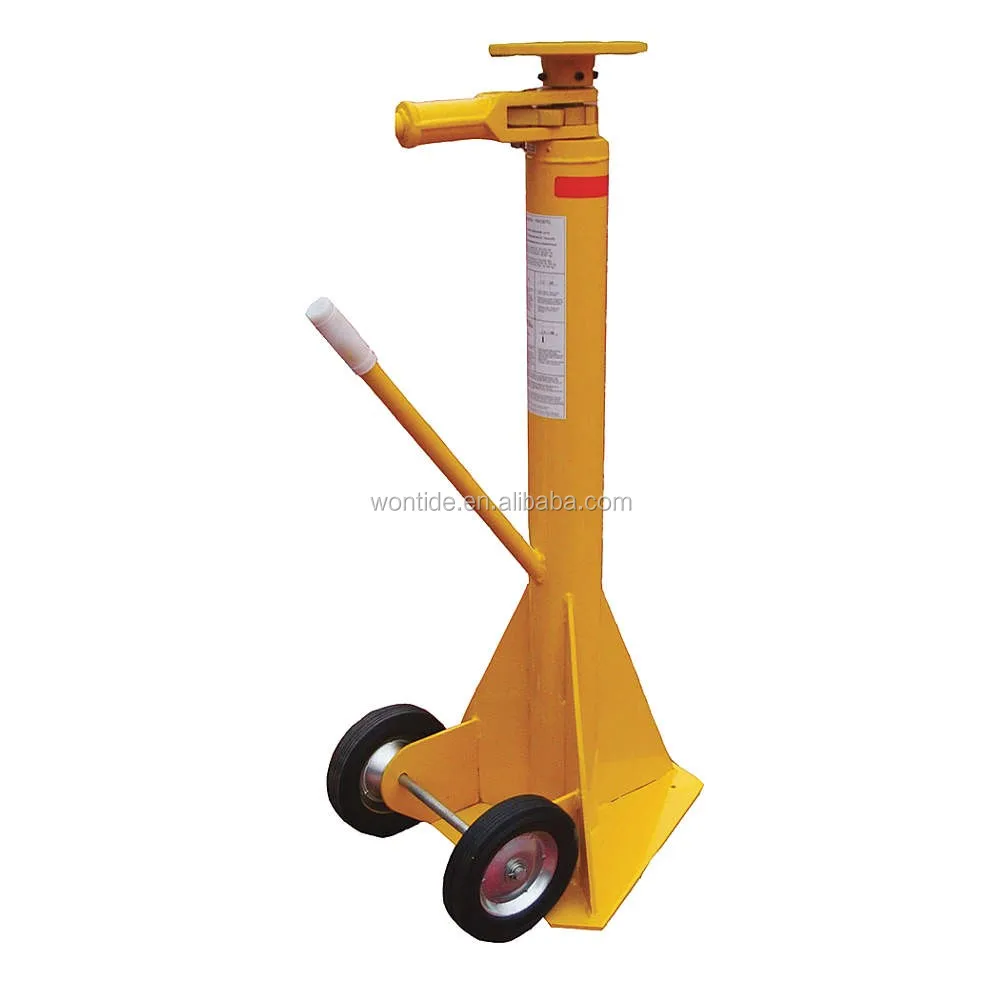 Trailer Stabilizing Jack,100,000 Lb. Static Load Capacity,Ratchet