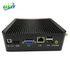 x86 DC 12V Win7 linux ubuntu embedded Mini pc without fan for computer host.