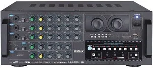 120W USB SD 220V DSP Amp Audio Karaoke Amplifier Power Supplier