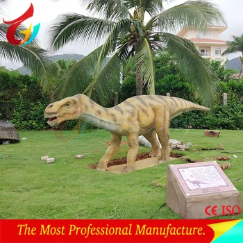 Desain Dinosaurus Iguanodon Simulasi Bergerak Taman Buy Gambar