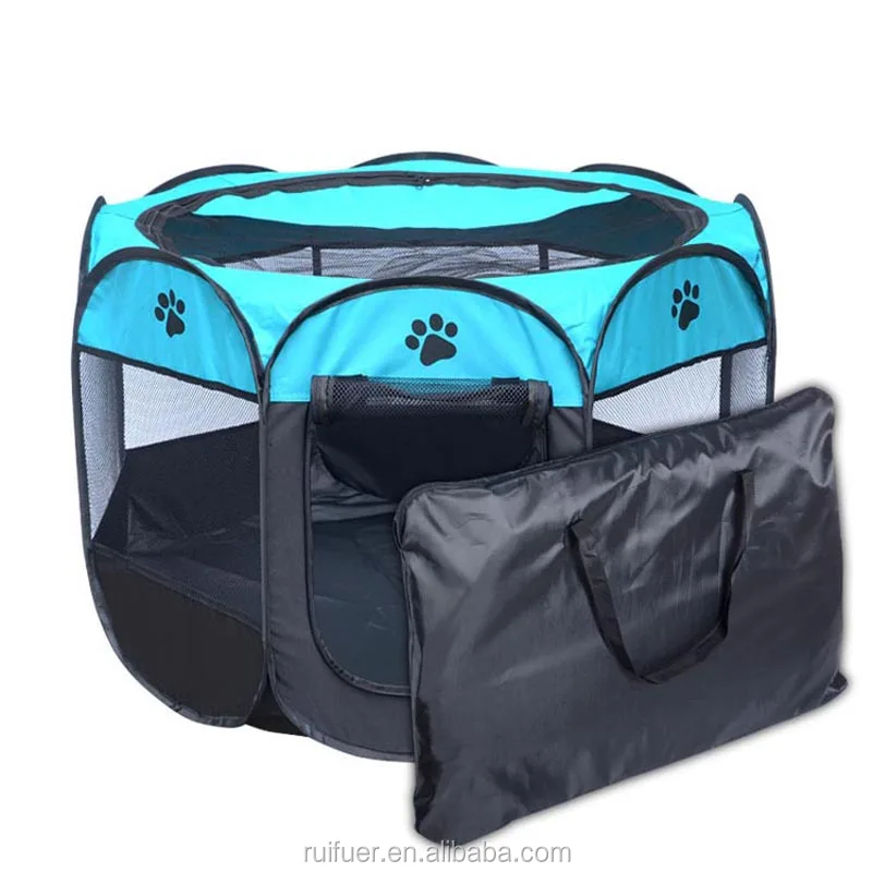 Outdoor Dog Kennel Tent Fence,8 Panel Camping Portable Foldable Pet
