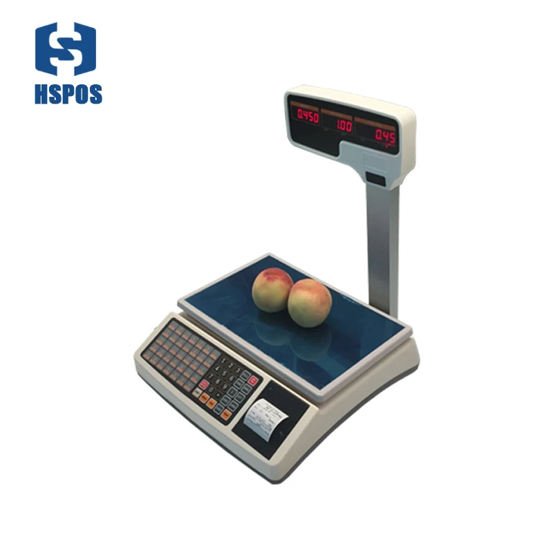 Cheap Pos Digital Price Electronic Weighing Scale With Receipt Printer