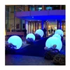 Wedding decoration inflatable led ground sphere balloons / inflatable lighting ground globe / giant lighted balloon for outdoor