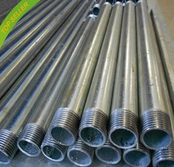 conduit rigid metal pipe steel threaded galvanized larger