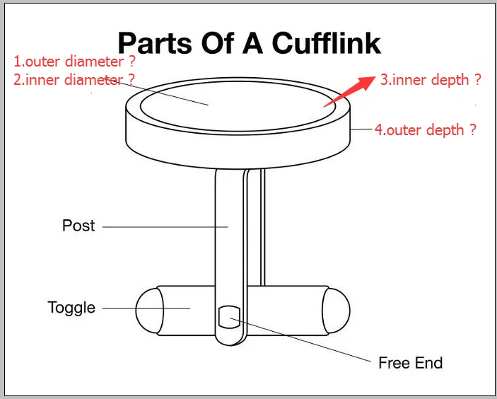 Factory wholesale custom design metal blank cufflink base.png