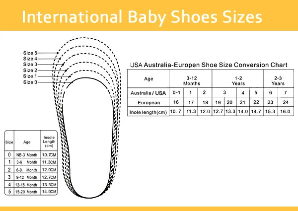 european size 20 baby shoes