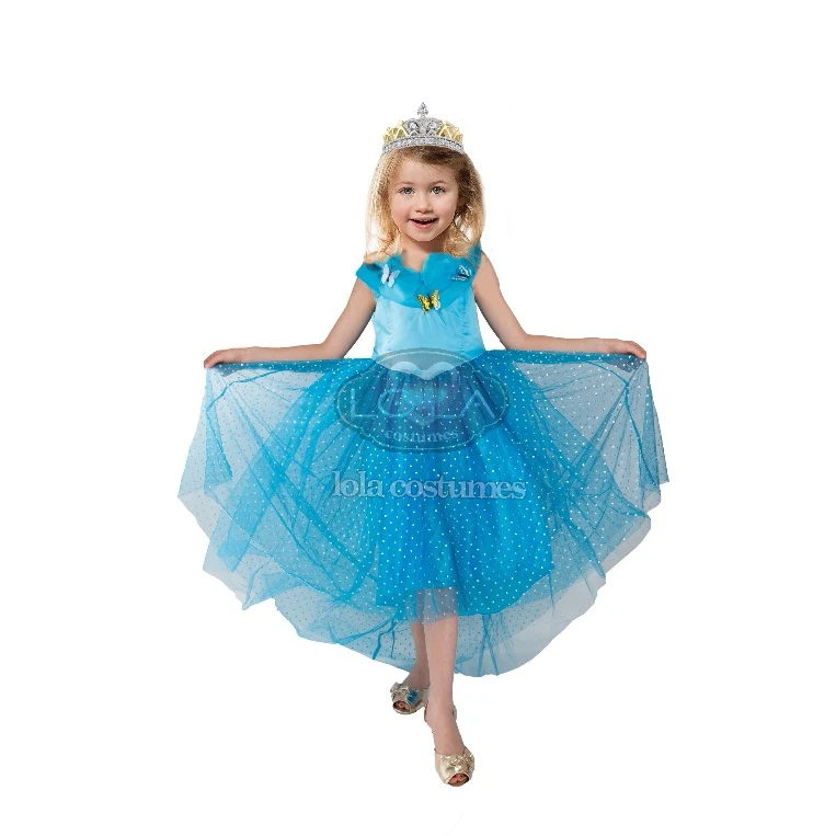 2016 Топ король Бабочка Синий Принцесса новые костюмы для косплея для детей