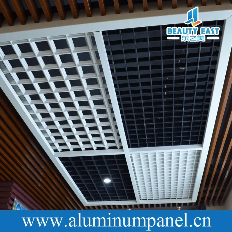 Artistic Aluminum Open Grid Suspended Ceiling Tile Buy Grid Suspended Ceiling Tile Product On Alibaba Com