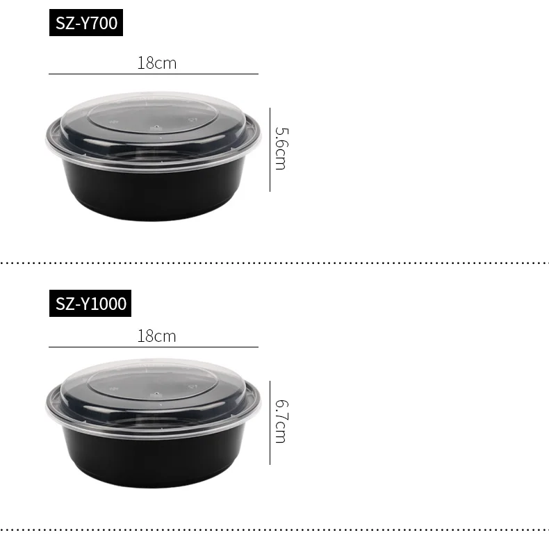 32oz Black Disposable Soup Bowl With Dome Lid,Microwave Safe Buy