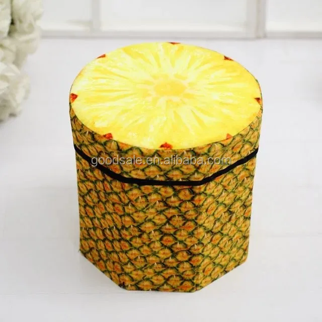 La Estaca De Madera De La Fruta Del Árbol Diseño Redondo Caja De