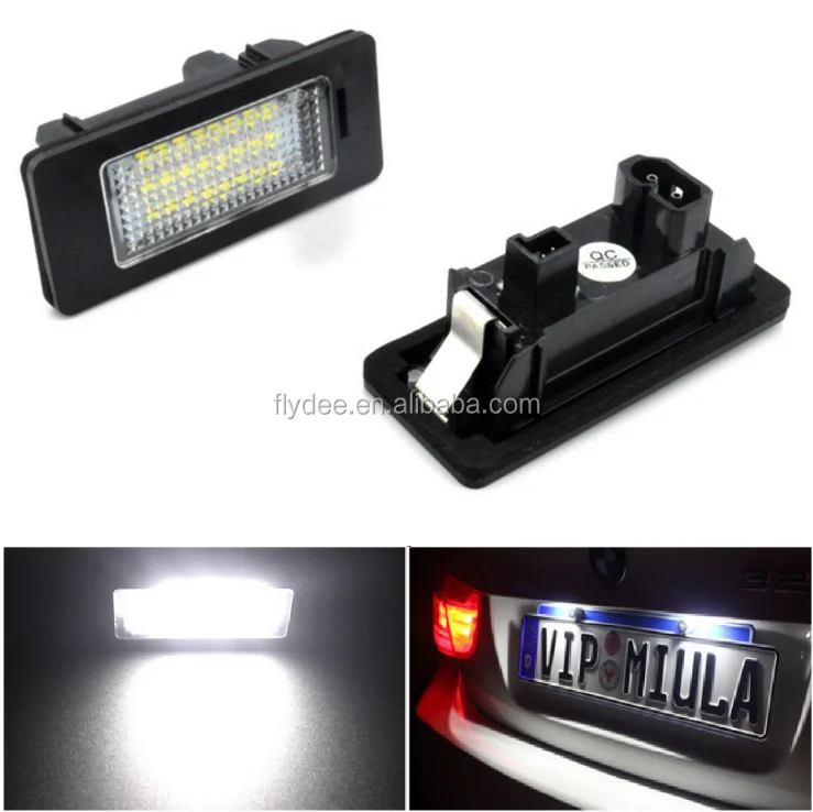 Flydee Wireless License Plate Light For Audi A3 A4 A6 A8 18smd 6500k ...