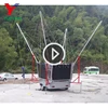 Factory Direct Supplier Bungee Trampoline Jumping Mobile On Trailer