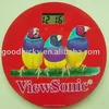 Customized Modern Design Decorative fridge magnet clock