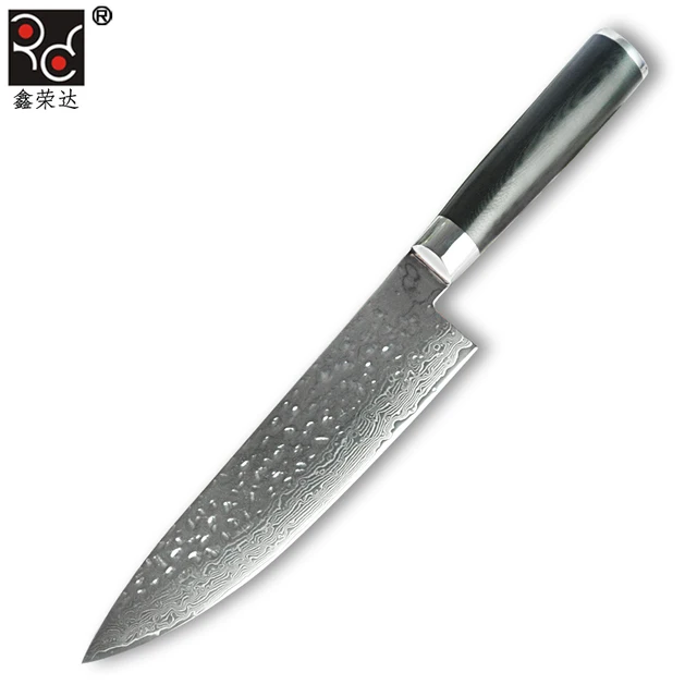 damascus steel chef knife set