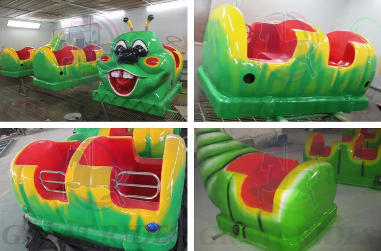 Profitable Kids Amusement Park Ride Fruit Caterpillar 